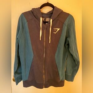 Gymshark Blue Zip Up Hoodie Size Medium
